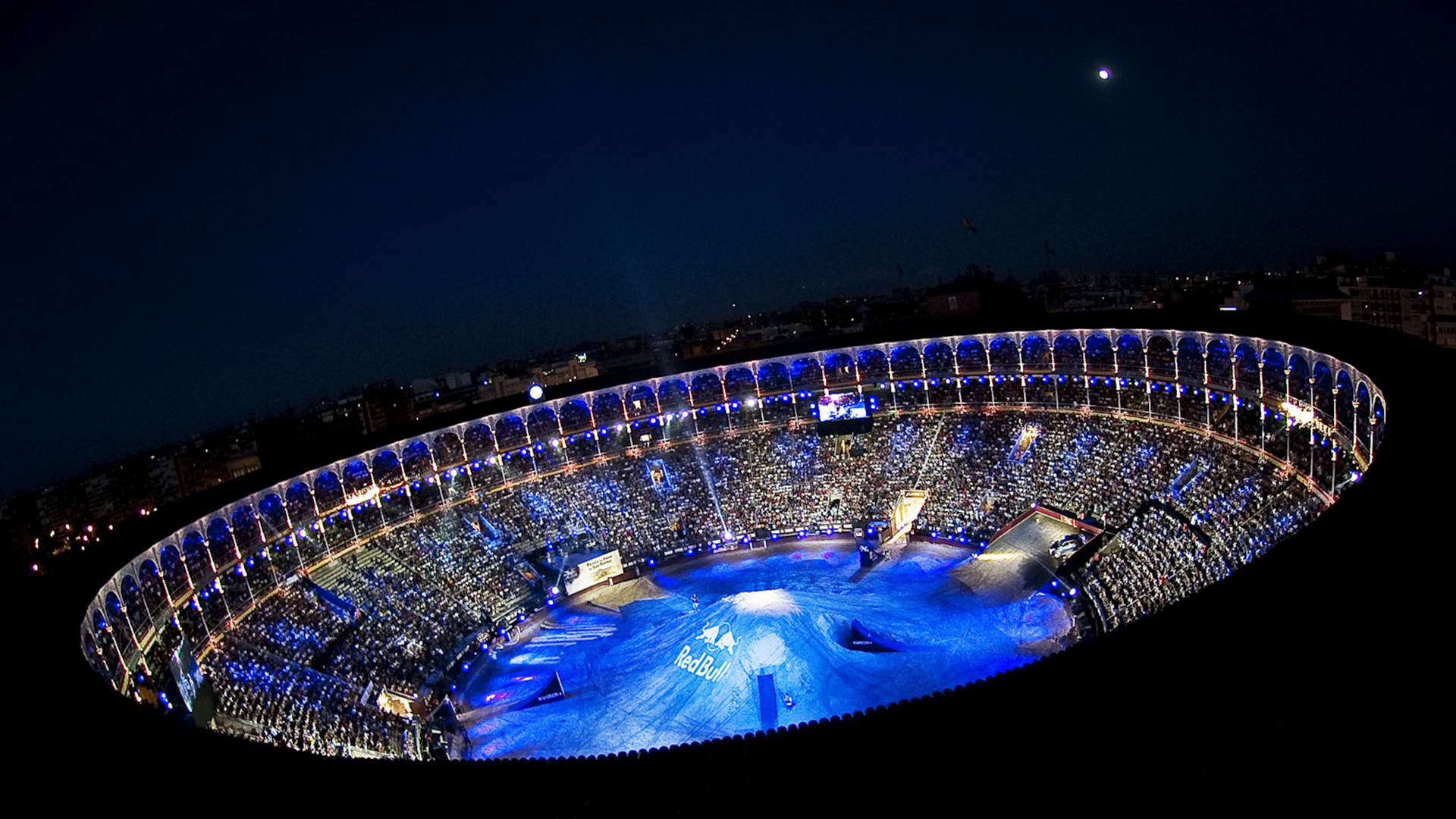 Red Bull X-Fighters Madrid 2017 - Aearial Blick