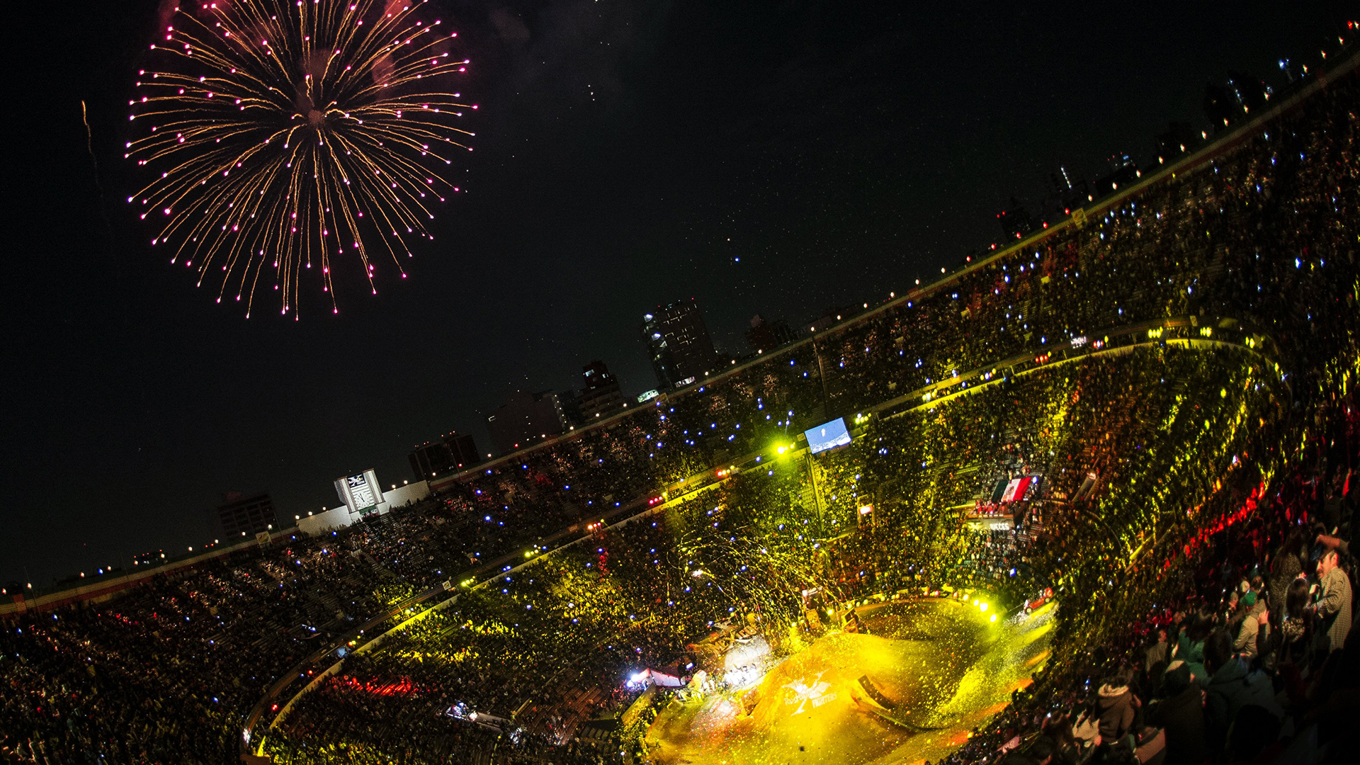 Red Bull X-Fighters Mexico - Aearial View