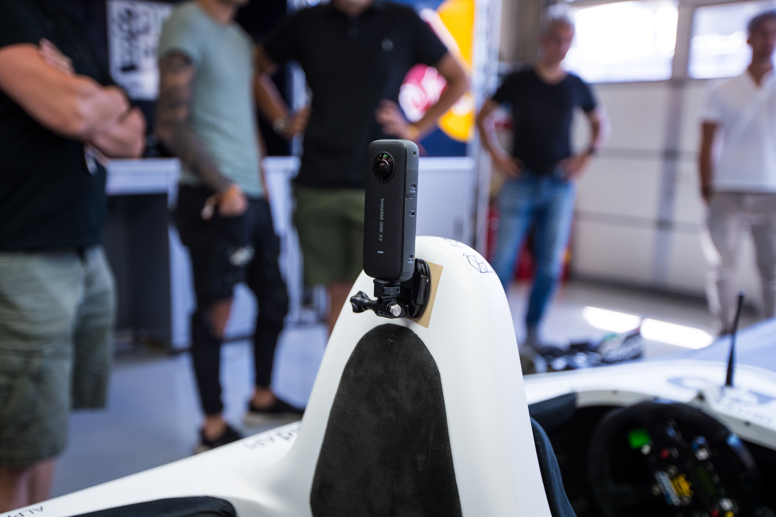 Insta 360° install - Max Verstappen & Fabio Wibmer - Formula One - Seater Project - Red Bull Ring 2022