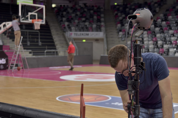 VR camera set-up before the game