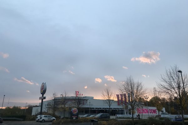 Telekom Magenta - The Arena from the outside