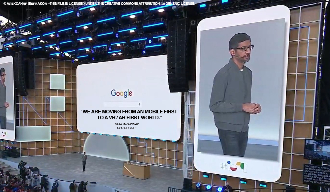 Google - CEO IO 2019 © Александр Щербаков  This file is licensed under the Creative Commons Attribution 2.0 Generic license.